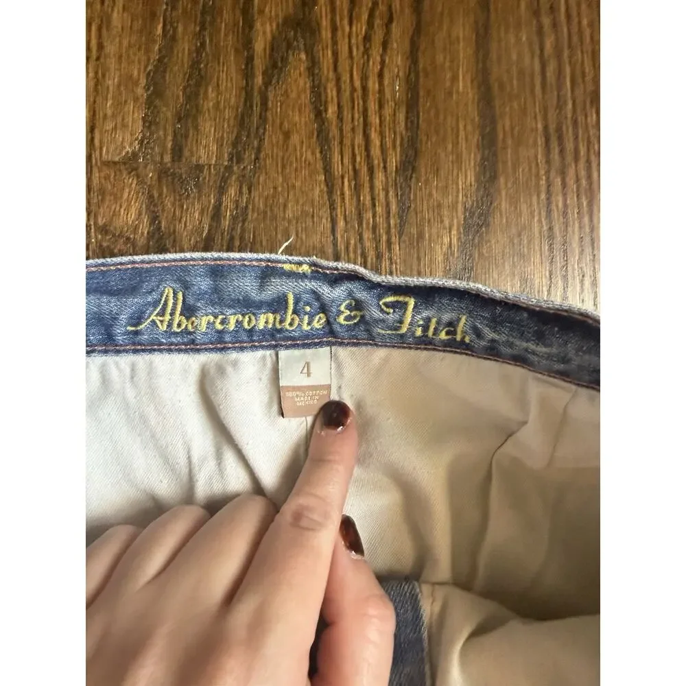 American Eagle Abercrombie And Fitch Y2K Mini Skirt Shorts Lot Of 2 Size 4